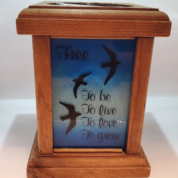 Vintage 1977 Wooden Candle Holder By Three Bears Irving Texas - Picture 1 of 7